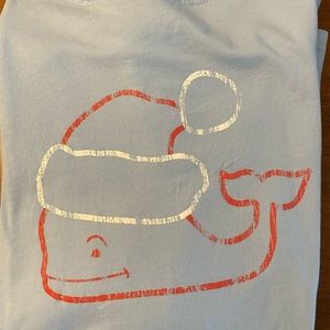 Vineyard Vines Long Sleeve Whale Santa Boys L 16